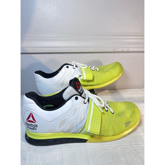 Reebok CrossFit Lifter Plus 2.0 Training Shoes Mens Sz 9 Yellow V65905 - Picture 2 of 6